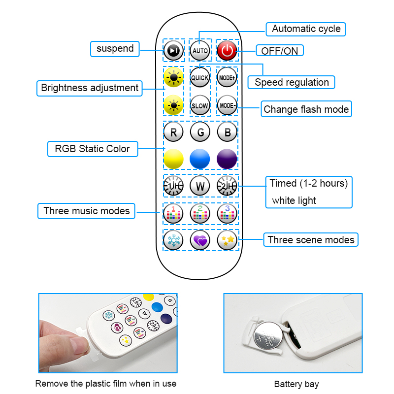 HCP029  G40水晶彩色灯串